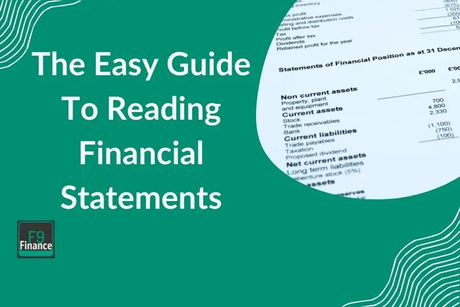 Overview of reading financial statements