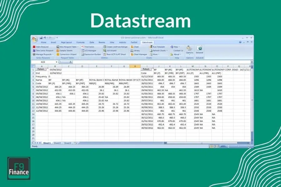 Overview of Datastream