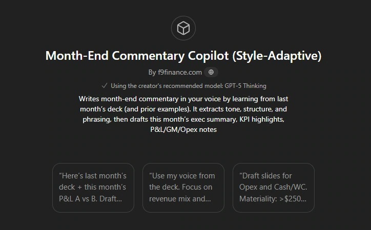 AI Tool For Commentary