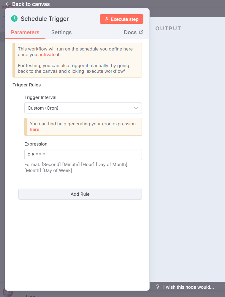 Cron trigger firing every day at 8am