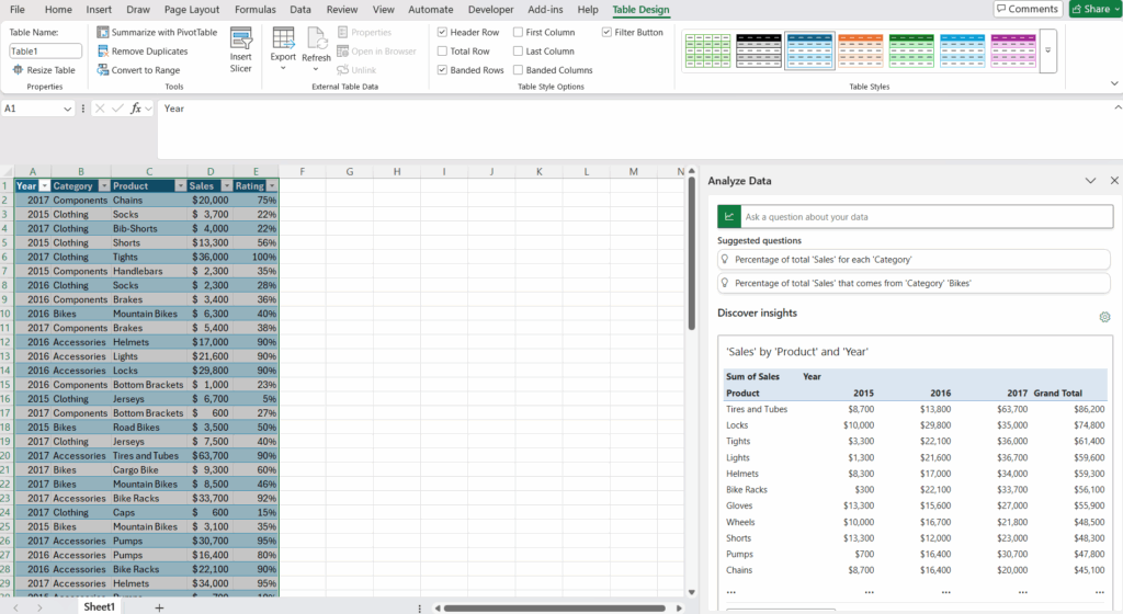 AI tools for Excel: Find the best AI solutions for data analysis and automation in Excel.