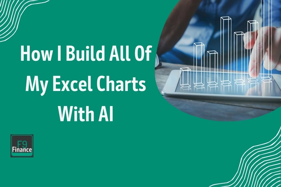 Creating Excel charts using AI technology for financial analysis and data visualization.