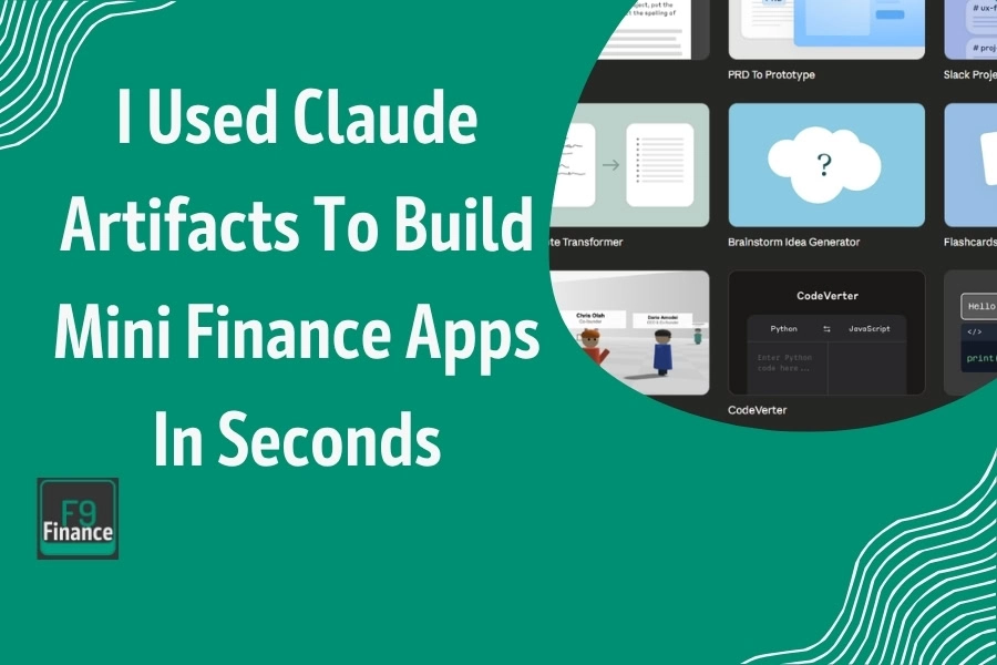 Using Claude Artifacts to quickly create finance apps for efficient financial solutions.